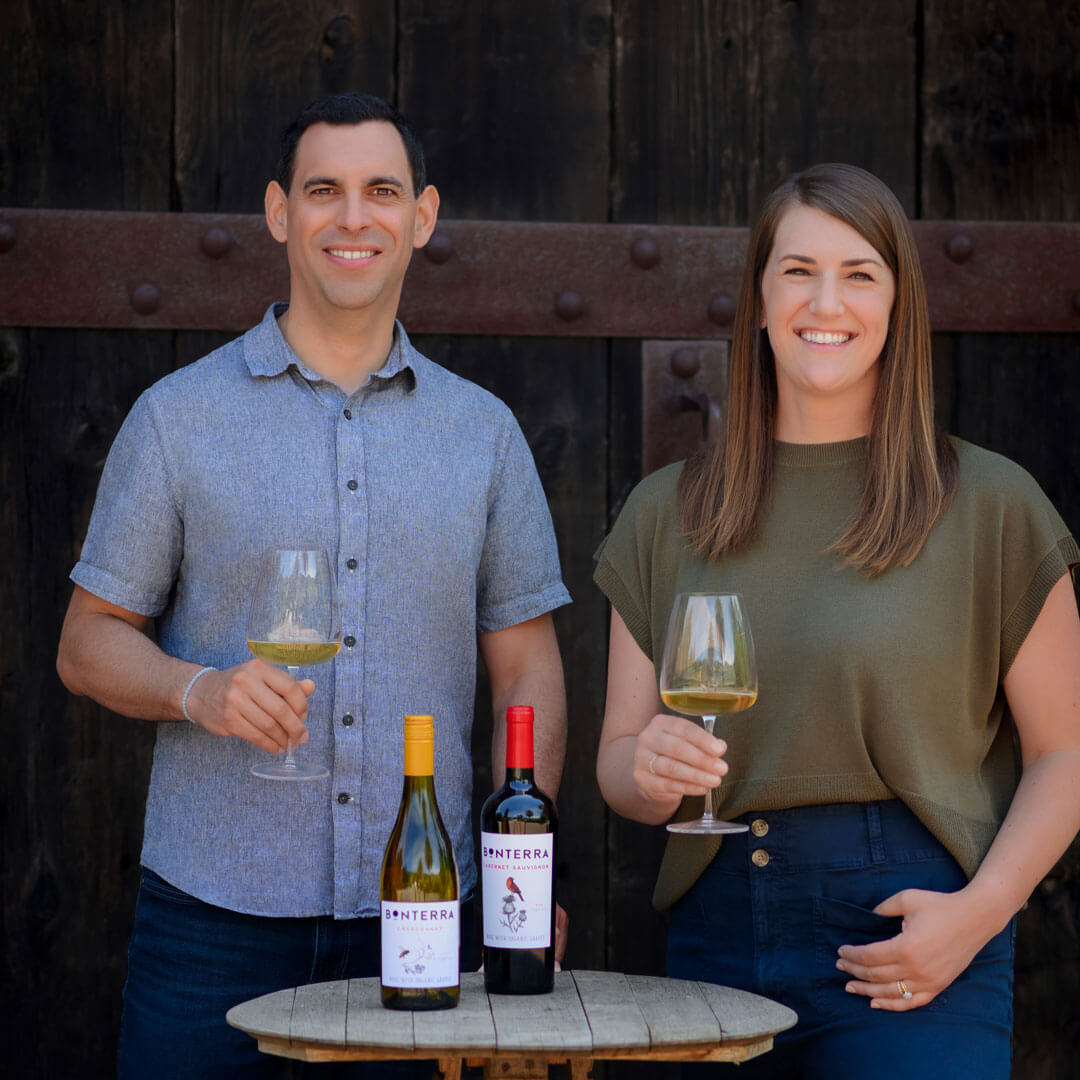 Bonterra Senior Winemakers Sebastian Donoso and Margaret Leonardi